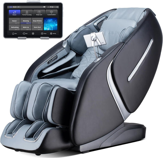 BOSSCARE GR8676 4D Massage Chair Zero Gravity Shiatsu SL-Track AI APP Control Heating Back