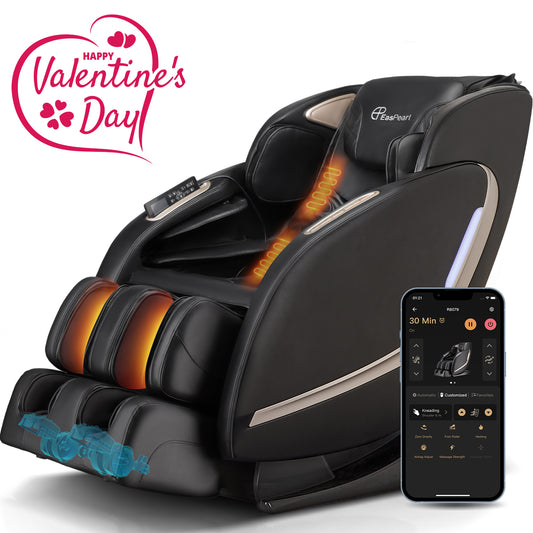 EasPearl® R8079 4D Massage Chair with More Wider Heating, USB Port Insert