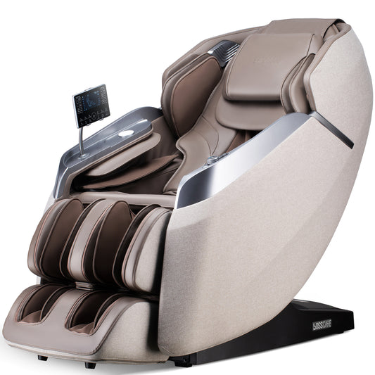 BOSSCARE SQ813 2026 4D Massage Chair Full Body, 24 Modes SL-Track Shiatsu Recliner with Foot Rollers