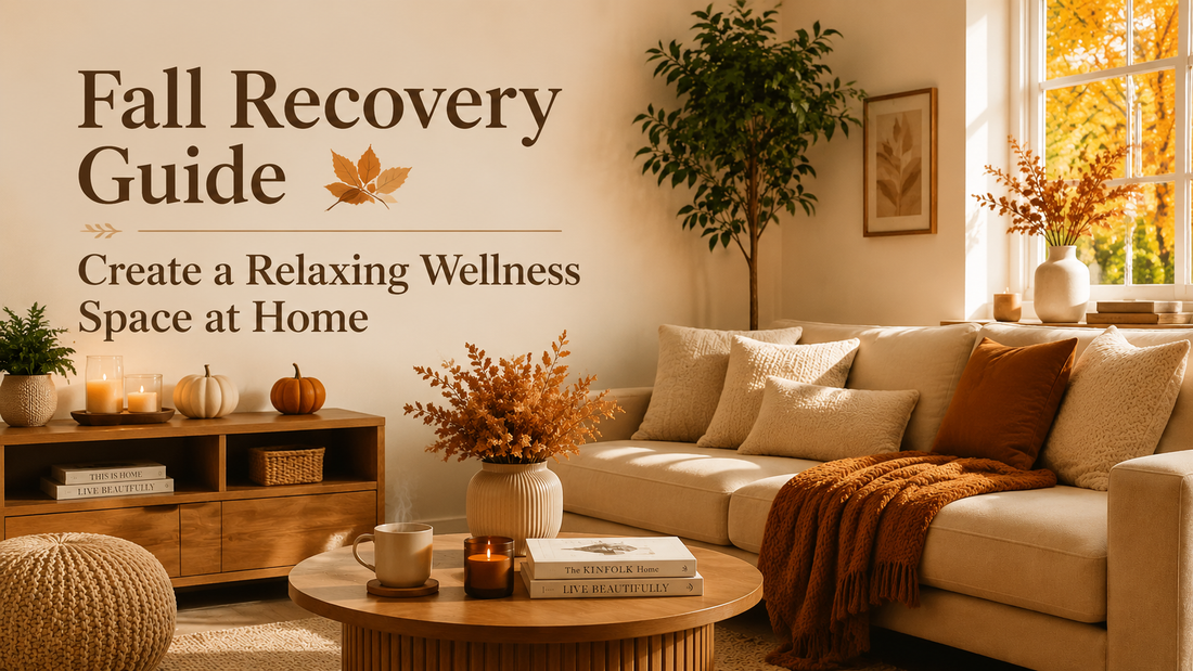 Fall home wellness space designed for relaxation and everyday recovery