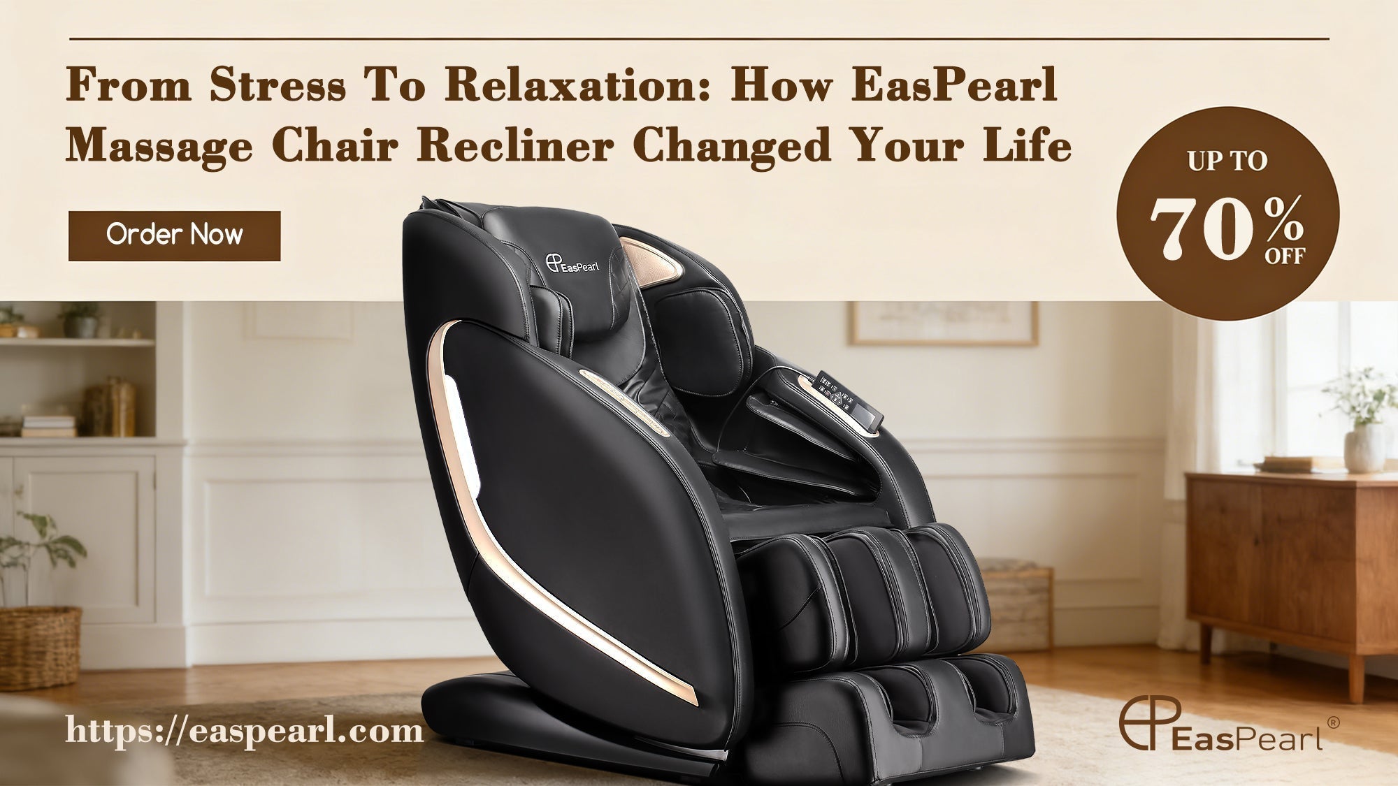 From Stress to Relaxation: EasPearl Massage Chair Benefits
