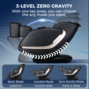EasPearl® R8079 4D Massage Chair with More Wider Heating, USB Port Insert