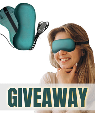 EasPearl® Silk Heated Eye Mask with Temp Timer and USB Powered to Relieve Eye Discomfort