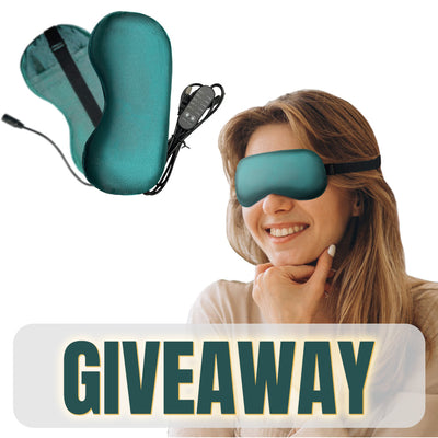EasPearl® Silk Heated Eye Mask with Temp Timer and USB Powered to Relieve Eye Discomfort