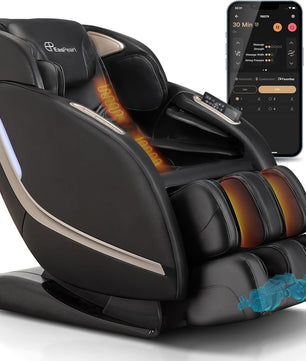EasPearl R8079 4D Massage Chair with More Wider Heating, USB Port Insert