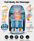 BOSSCARE GR8676 4D Massage Chair Zero Gravity Shiatsu SL-Track AI APP Control Heating Back