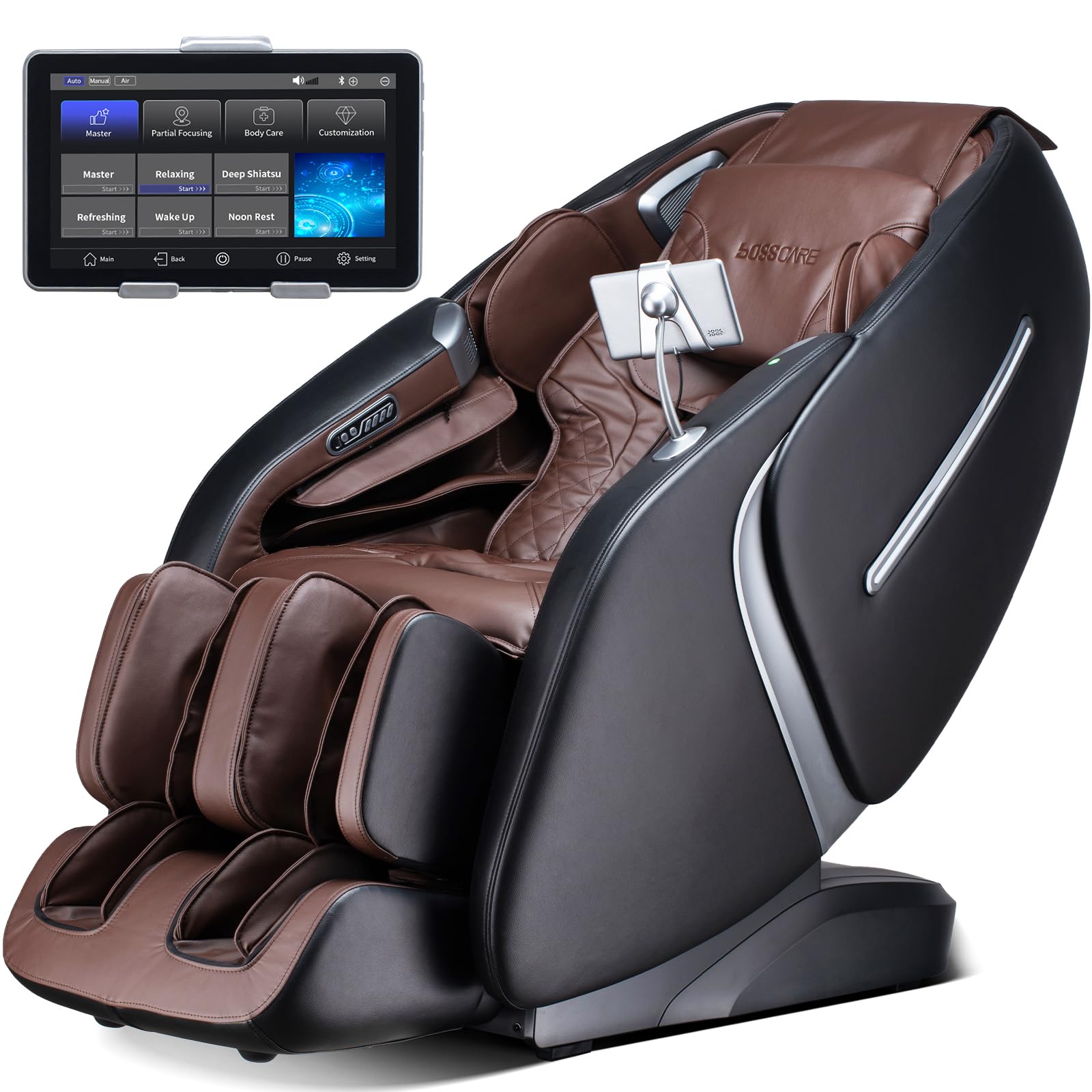 BOSSCARE GR8676 4D Massage Chair Full Body Zero Gravity SL-Track