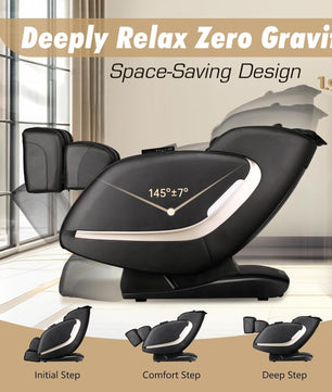 EasPearl R8079 4D Massage Chair with More Wider Heating, USB Port Insert
