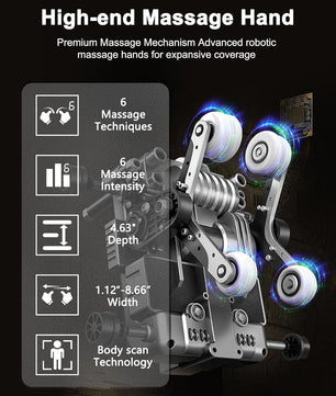 EasPearl® R8089 PRO - Shiatsu Stretch Massage Recliner with APP OTA Remote Controller