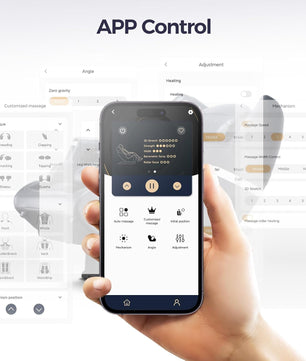 Smart massage chair with mobile app control