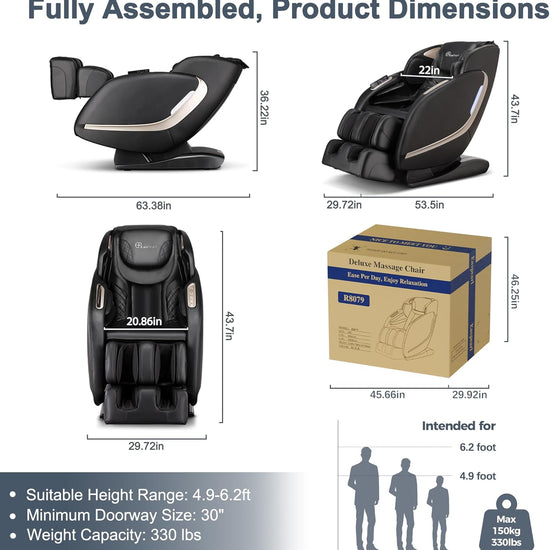  Easpearl space saving massage chair promotion