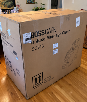 BOSSCARE SQ813 2026 4D Massage Chair Full Body, 24 Modes SL-Track Shiatsu Recliner with Foot Rollers