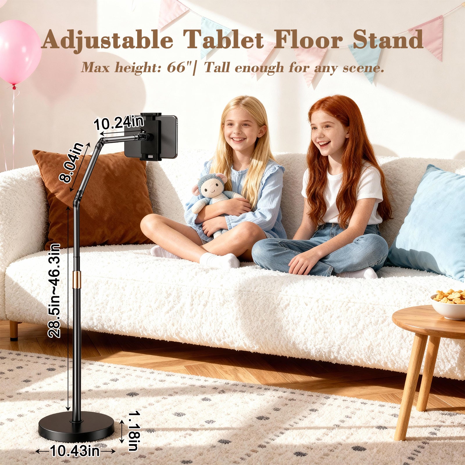 EasPearl massage chair free gift adjustable tablet floor stand
