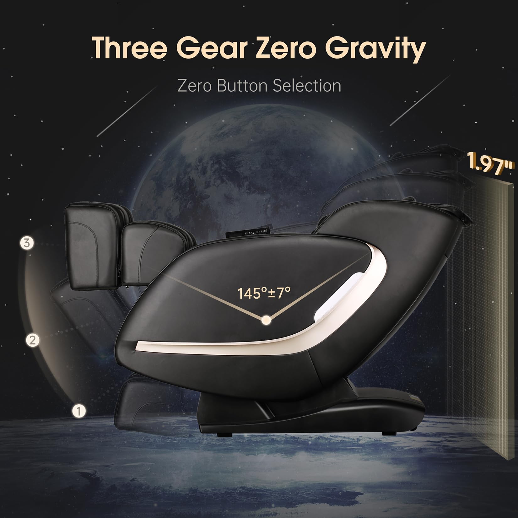 EasPearl three level zero gravity and space saving-r8069