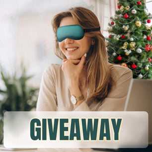 BOGO for R8079 - EasPearl® Silk Heated Eye Mask with Temp Timer - EasPearl