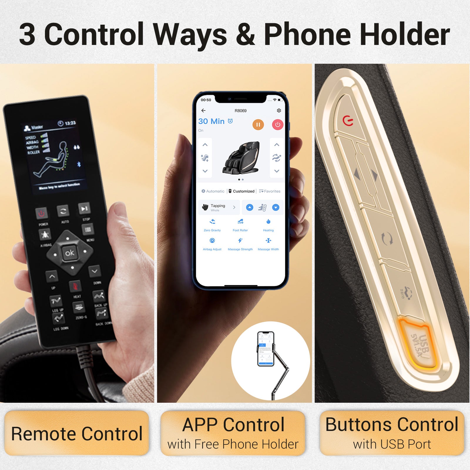3 intelligent control modes technology