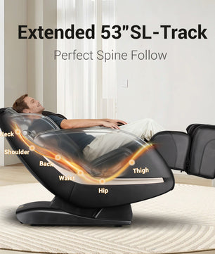Easpearl extended SL Track massage chair