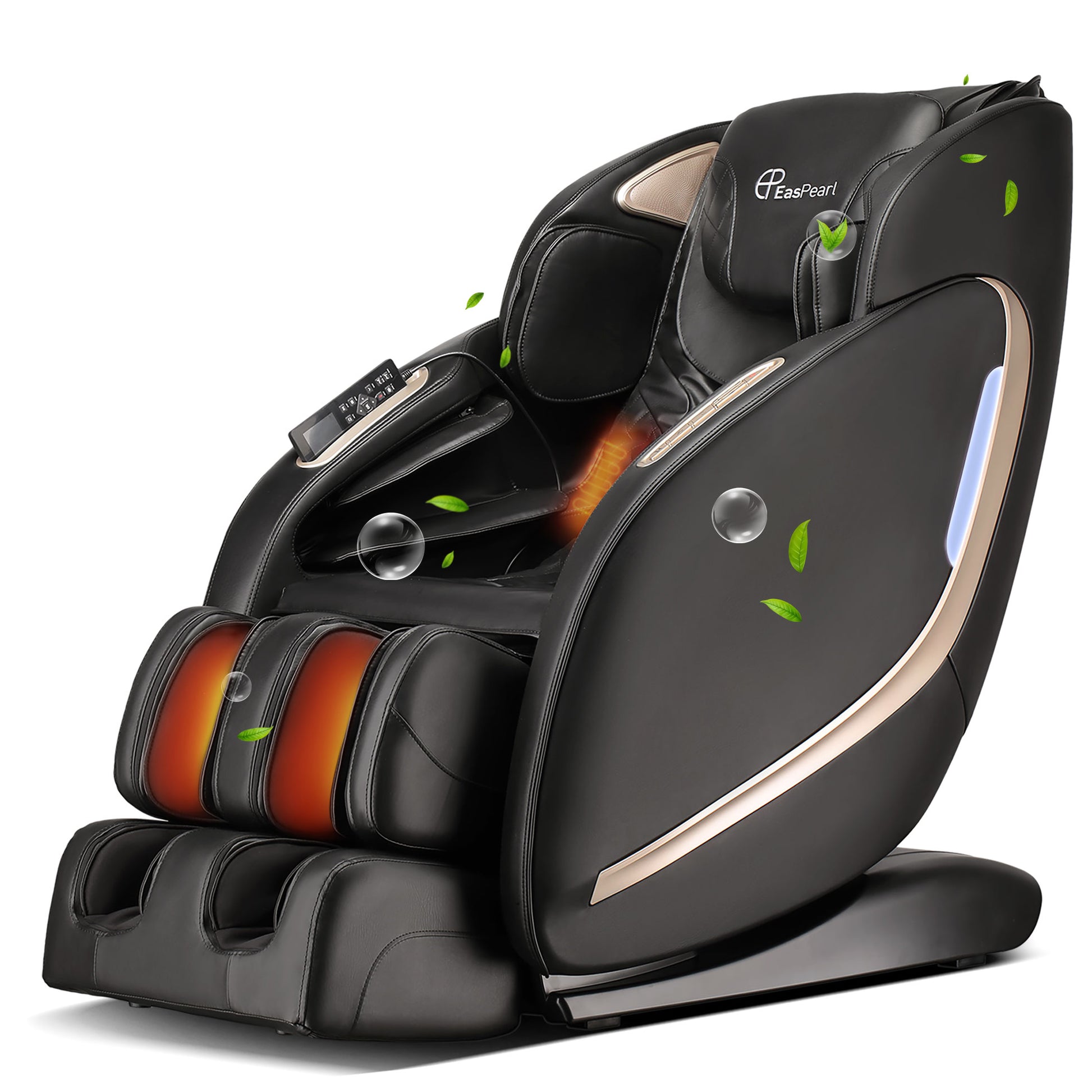 EasPearl® R8069 Massage Chair Full Body, Shortcut Keys, Waist & Calf Heating