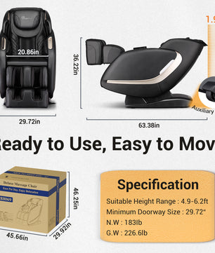 App/LCD One-Button massage chair