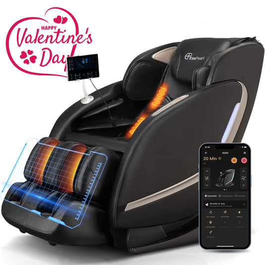 EasPearl® R8089  - Shiatsu Stretch Massage Recliner with Electric Footrest Extension