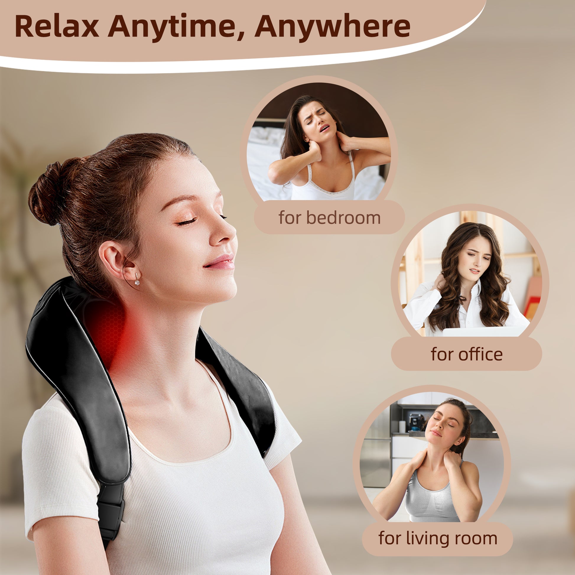 BOGO for R8089 - EasPearl® Neck & Shoulder Massager 4D Rollers
Success