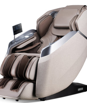 BOSSCARE SQ813 2026 4D Massage Chair Full Body, 24 Modes SL-Track Shiatsu Recliner with Foot Rollers
