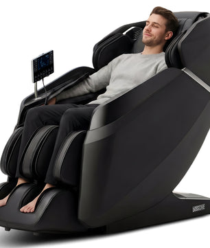 BOSSCARE SQ813 2026 4D Massage Chair Full Body, 24 Modes SL-Track Shiatsu Recliner with Foot Rollers