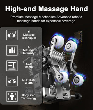 EasPearl® R8089 PRO - Shiatsu Stretch Massage Recliner with APP OTA Remote Controller
