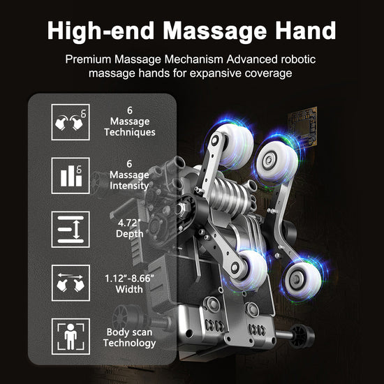 EasPearl® R8089 PRO - Shiatsu Stretch Massage Recliner with APP OTA Remote Controller