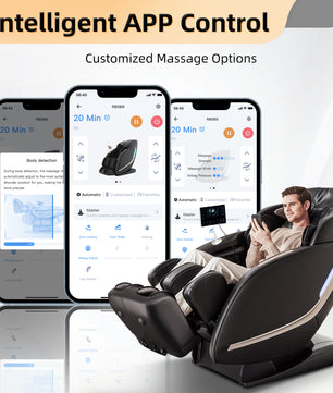 EasPearl® R8089  - Shiatsu Stretch Massage Recliner with Electric Footrest Extension