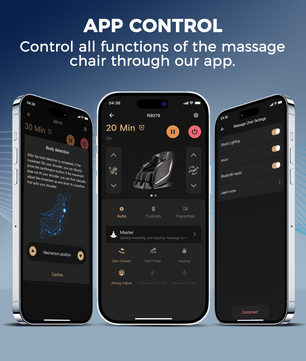 easpearl intelligent massage chair with app control