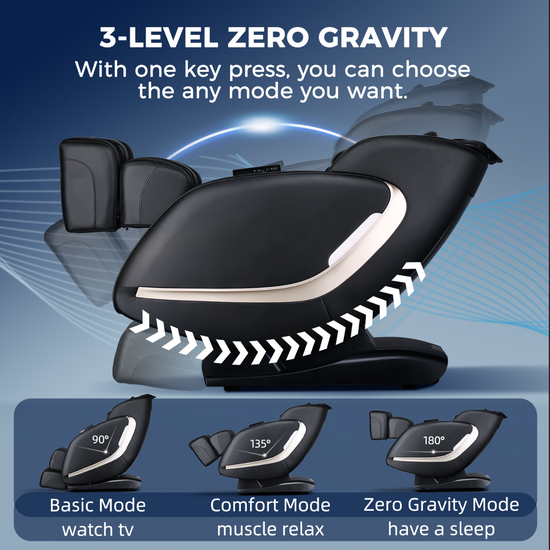 easpearl three level zero gravity massage recliner-r8079