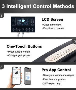 EasPearl® R8089 PRO - Shiatsu Stretch Massage Recliner with APP OTA Remote Controller