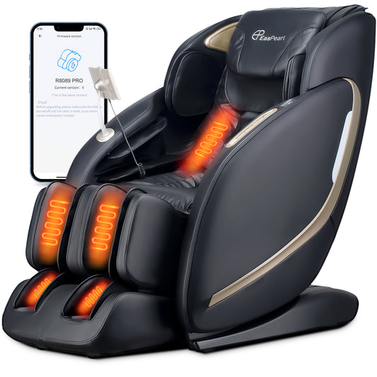 EasPearl® R8089 PRO - Shiatsu Stretch Massage Recliner with APP OTA Remote Controller