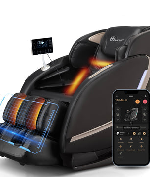 EasPearl® R8089  - Shiatsu Stretch Massage Recliner with Electric Footrest Extension